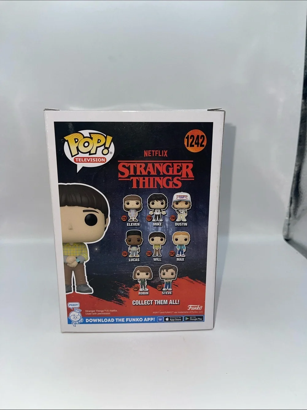 Funko Pop! Stranger Things Will in Yellow Plaid Shirt and Brown Pants